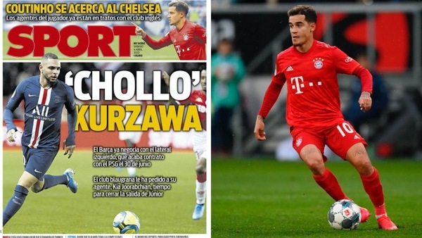Sport: "Coutinho, il Chelsea avvia colloqui segreti"