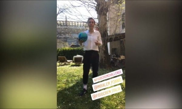 Francesca Schiavone accetta la sfida di Pjanic