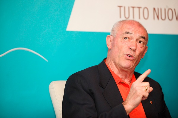 Torino, Paolino Pulici nella redazione di Tuttosport