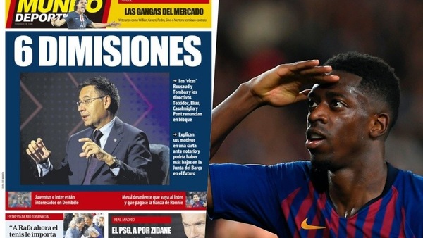 Mundo Deportivo: "Dembélé, è duello Juve-Inter"