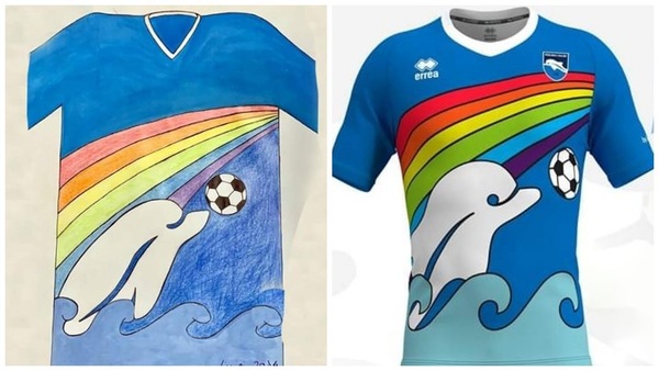 Pescara, contest "Disegna la maglia Special": scelto il vincitore