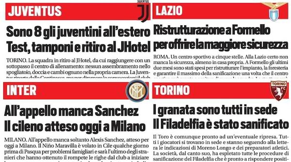 La Serie A si prepara alla ripresa: la situazione aggiornata delle 20 squadre