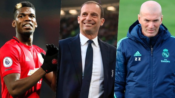 Pogba alla Juve: tra Torino e il Polpo le insidie amiche Allegri e Zidane