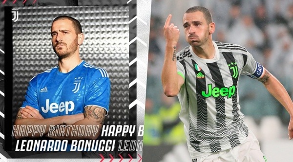 Bonucci fa 33 anni, gli auguri della Juve: "Sei un pilastro!"