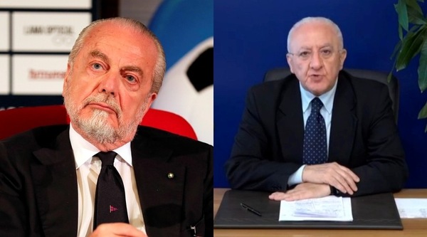 Il Napoli chiede di allenarsi, De Luca verso il sì