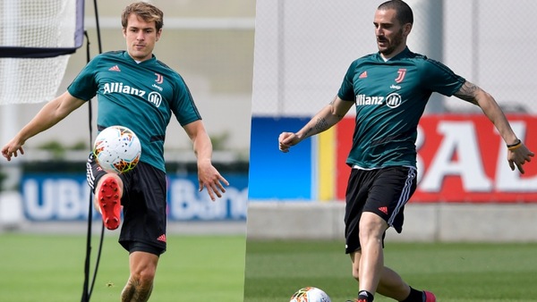 Juve, Ramsey inaugura la ripresa dei lavori. Poi Chiellini in campo