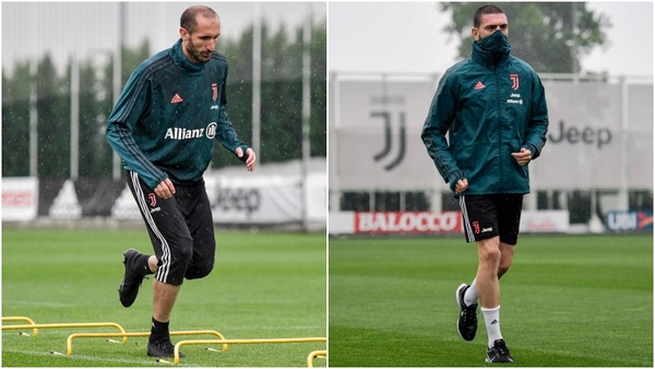 Allenamenti Juve: Demiral e Chiellini alla Continassa