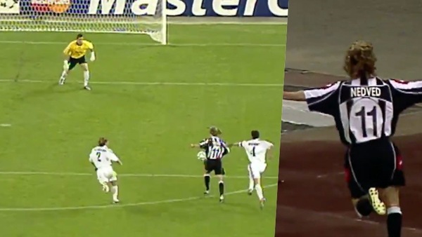 Juve, la Champions celebra Nedved e il 3-1 al Real di Zidane