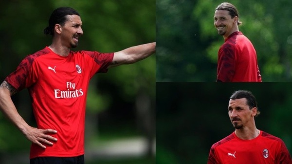 Milan, allenamenti... con Ibrahimovic in campo!