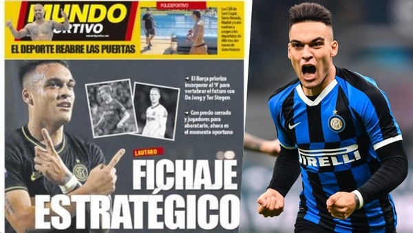 Mundo Deportivo: "Barcellona, Lautaro Martinez è l'acquisto strategico"