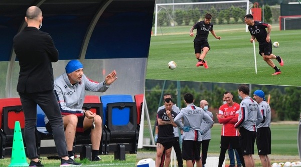 Allenamenti Bologna, ecco il pallone. E Mihajlovic parla alla squadra