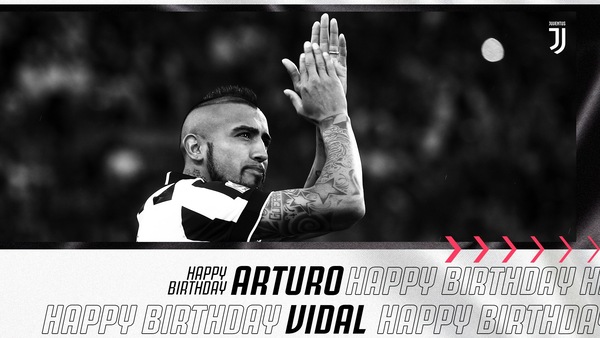 Auguri Vidal: la Juve festeggia King Arturo sui social