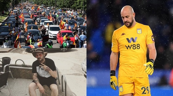 Pepe Reina, lite sui social con un rapper: "Str... e fascista di m..."