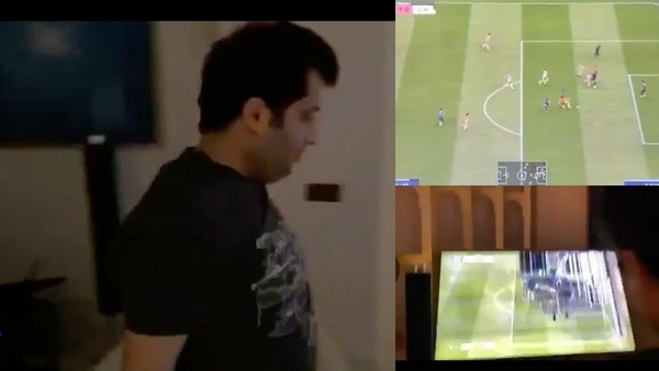 Il presidente dell'Almeria impazzisce: subisce gol a Fifa 20 e spacca la tv