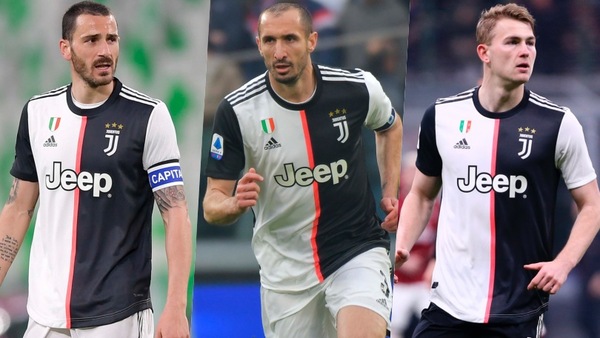 Bonucci, Chiellini e De Ligt: Sarri, 3x2 in difesa