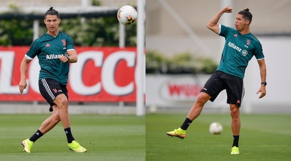 Juve, Ronaldo show: “siuuu” anche in allenamento!