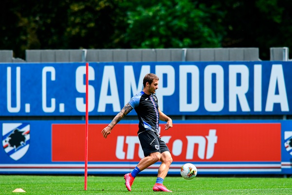 Sampdoria, ultima seduta della settimana: corsa e partitelle