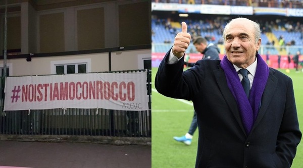 Fiorentina, tifosi sostengono Commisso: "Noi stiamo con Rocco"