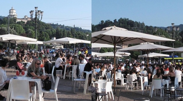 Coronavirus, Fase 2 a Torino: folle per gli aperitivi, poche le mascherine