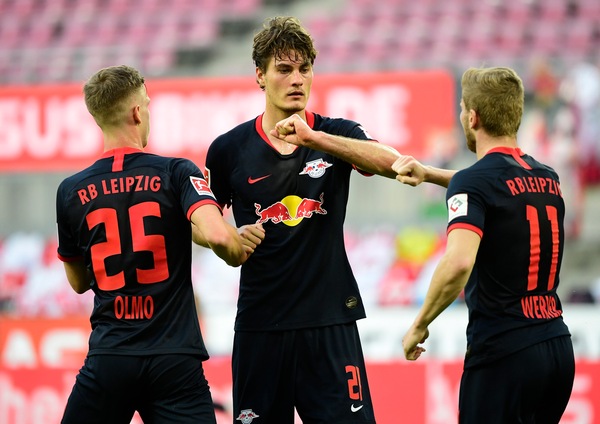 Bundesliga, Colonia-Lipsia 2-4: in gol Schick, Werner e Olmo