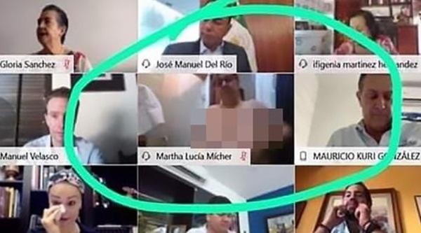 Clamoroso in Messico: la senatrice in topless durante una riunione su Zoom!