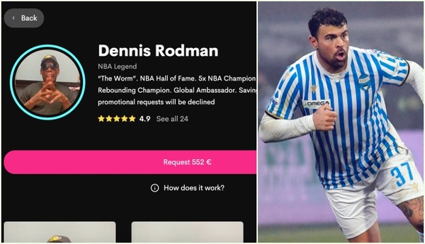 Petagna, il messaggio di Rodman era a pagamento?