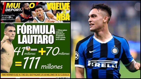 Mundo Deportivo: "Per Lautaro il Barcellona offre Junior Firpo e 70 milioni di euro"