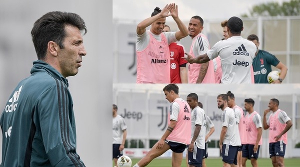 Juve, Buffon e Cristiano Ronaldo a caccia di record. Dybala scalda il mancino