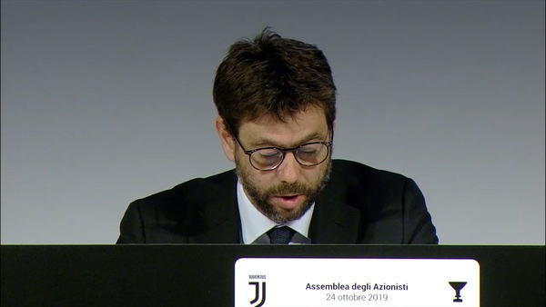 Juve, Agnelli spera nel ritorno dei tifosi