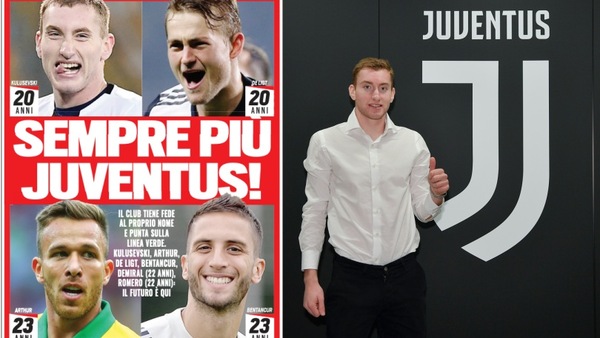 Da De Ligt-Demiral al Kulusevski che imita Dybala: Juve, il futuro è qui