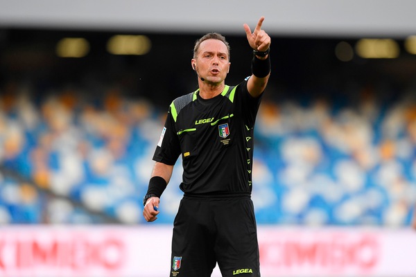 Arbitri A, Pairetto per Inter-Bologna. Napoli-Roma a Di Bello