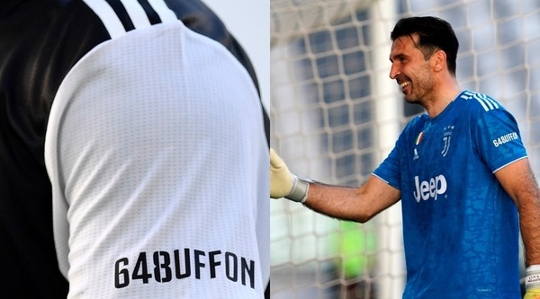 Buffon, ecco la maglia speciale che gli ha dedicato la Juve nel derby