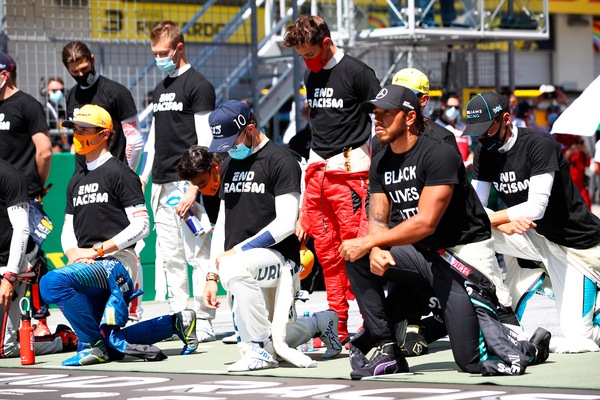 Gp Austria, Hamilton: "Inginocchiarsi? Decisione non mia"