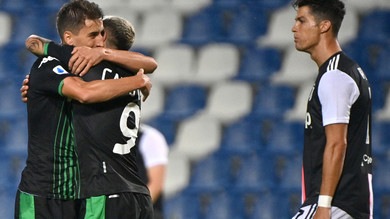 Juve: che sofferenza! Il Sassuolo sfiora l'impresa, Alex Sandro firma il pareggio