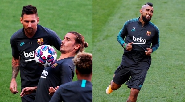 Barcellona a lavoro per battere il Bayern: Vidal carico, Messi tira il gruppo
