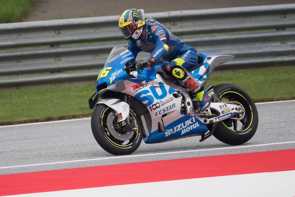 Gp Austria, Mir vola nel warm up: Valentino Rossi 12°