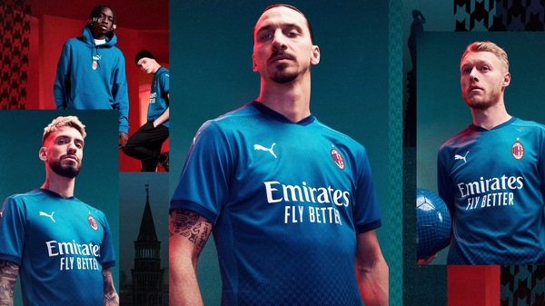 Milan, presentata la terza maglia 2020-21. Ibrahimovic tra i testimonial: indizio di mercato?