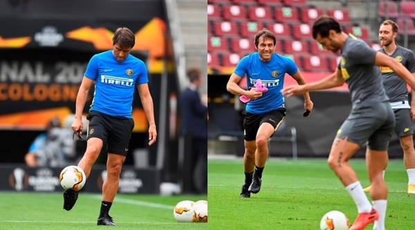 Inter, Conte sorride e torna… calciatore