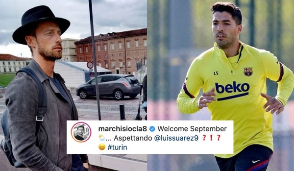 Suarez, Marchisio lo aspetta alla Juve... su Instagram