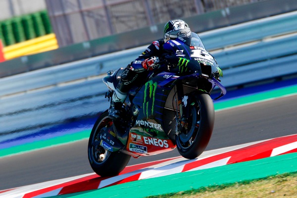 Gp San Marino: Vinales centra la pole, Valentino Rossi quarto