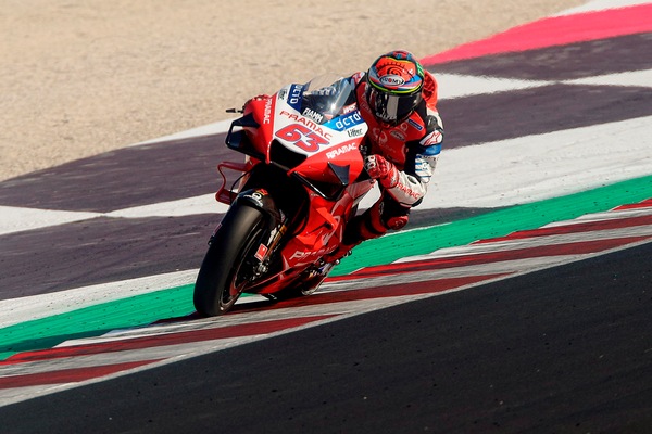 GP Emilia Romagna: sempre Bagnaia nelle libere 4, Valentino Rossi fuori dai dieci