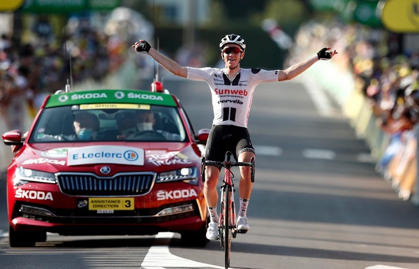 Va ad Andersen la 19ª tappa del Tour de France. Roglic resta leader