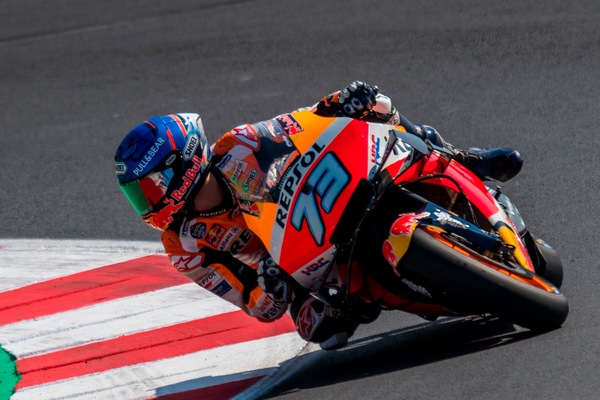 GP Emilia Romagna: il warm up è di A.Marquez, Valentino Rossi chiude 12°