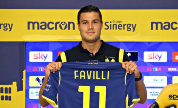 Favilli: "Verona, sono un attaccante da doppia cifra"