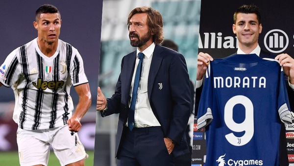 Roma-Juve, la probabile formazione di Pirlo: Ronaldo più Morata