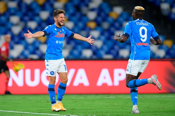 Napoli, per l'attacco Gattuso spera in Osimhen e Mertens