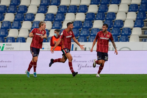 Martinelli riaggancia il Pisa: la Reggiana fa 2-2