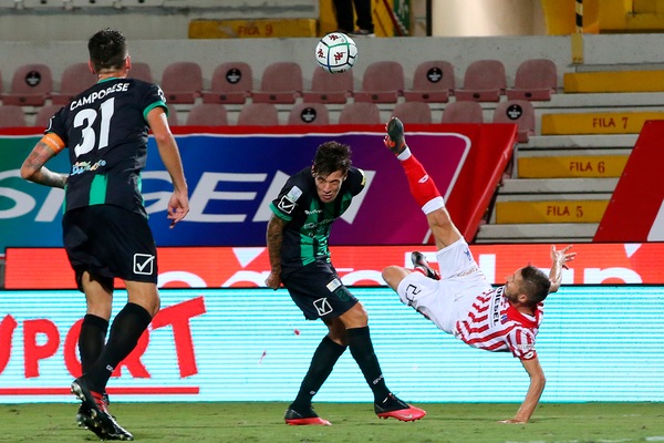 Vicenza-Pordenone 1-1: apre Diaw, pari di Cappelletti in acrobazia