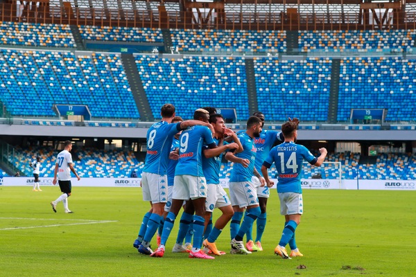 Napoli-Atalanta 4-1, il tabellino