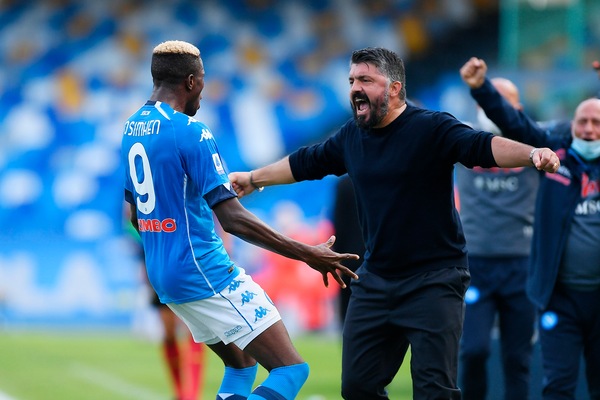 Gattuso: "Il Napoli è vivo. Osimhen? Protesta troppo..."